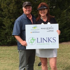 Penny Parks at Make A Wish Golf Tournament